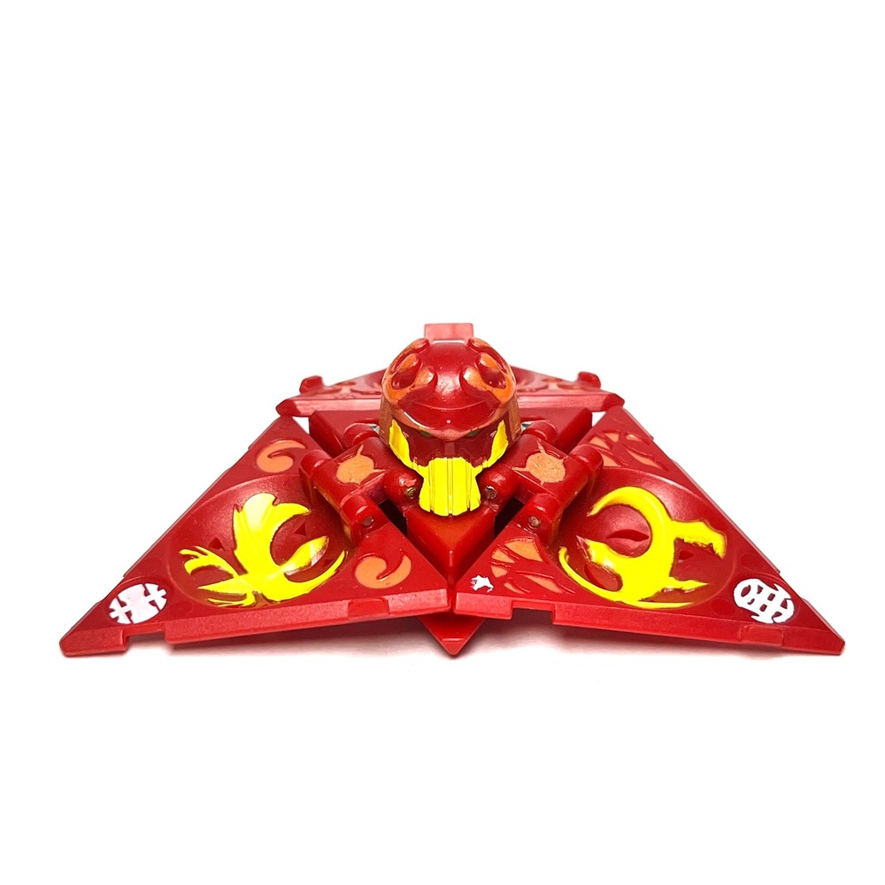 BAKUGAN Tripod Theta Red Pyrus Subterra Darkus Ventura NEW VESTROIA Rare‎ 0079